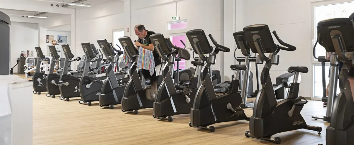 Blick über den Ausdauerbereich mit Blick auf die Trainingsfläche